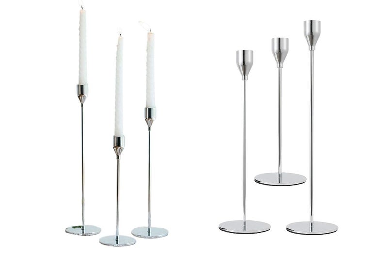 3Pcs Taper Candle Holder Table Decorative Candlestick Holder for Wedding Dinning Carousel 1