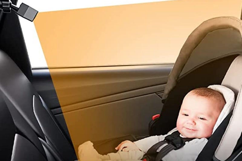 Car Monitor with Camera 1080P HD Safety Car Seat Rear Mirror with Night Vision Carousel 6