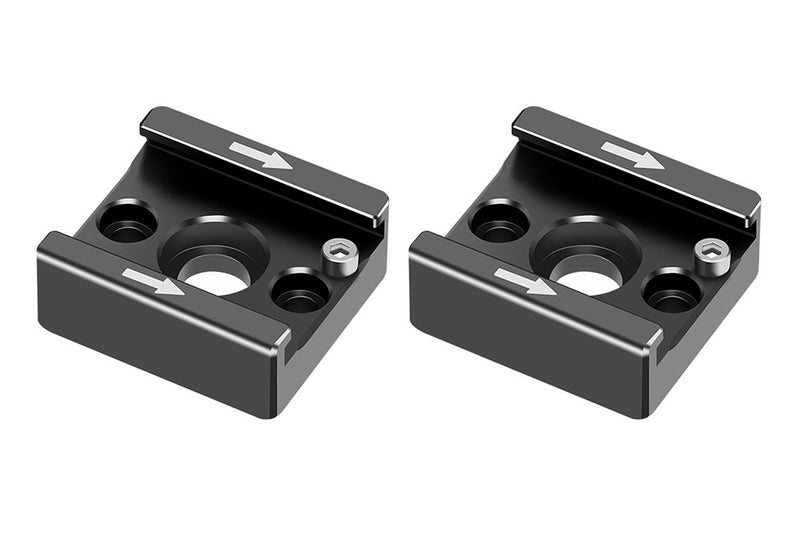 2pcs Cold Shoe Mount Adapter Cold Shoe Bracket with Thread Hole for Camera DSLR Carousel 2
