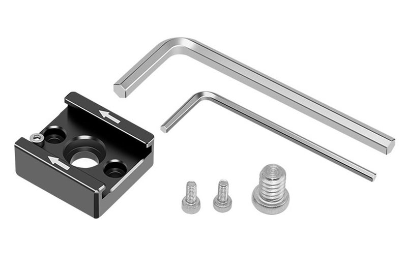 Cold Shoe Mount Adapter Cold Shoe Bracket with Thread Hole for Camera DSLR Flash Carousel 2