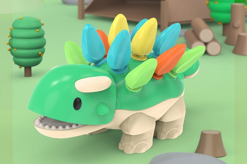 Kid Sensory Montessori Dinosaur Fine Motor Skills Sorting Toys Montessori Develo Carousel 6