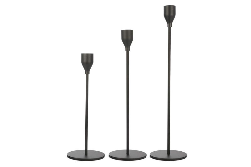 3Pcs Taper Candle Holder Table Decorative Candlestick Holder for Wedding Dinning Carousel 3
