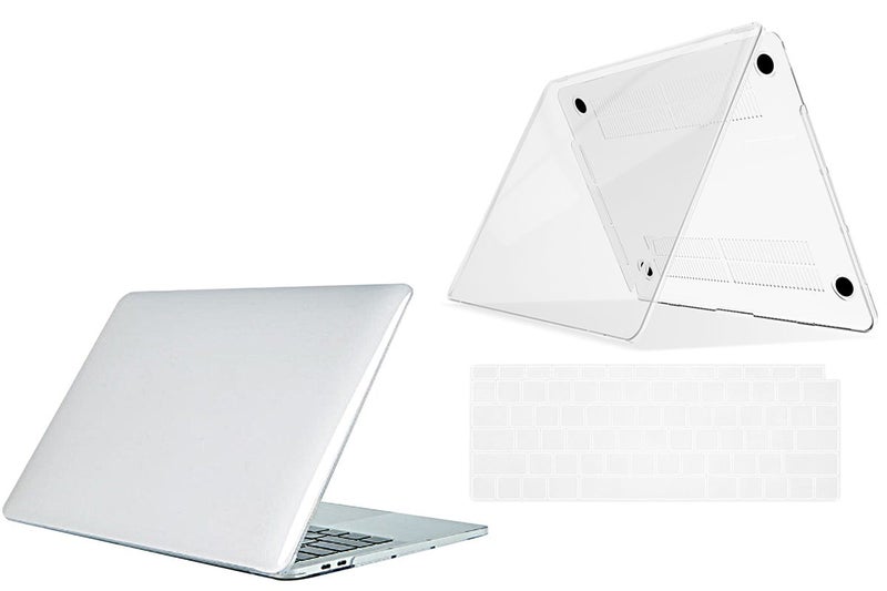 Clear Plastic Hard Shell and Silicone Clear Keyboard Cover Skin Protector for Ap Carousel 1