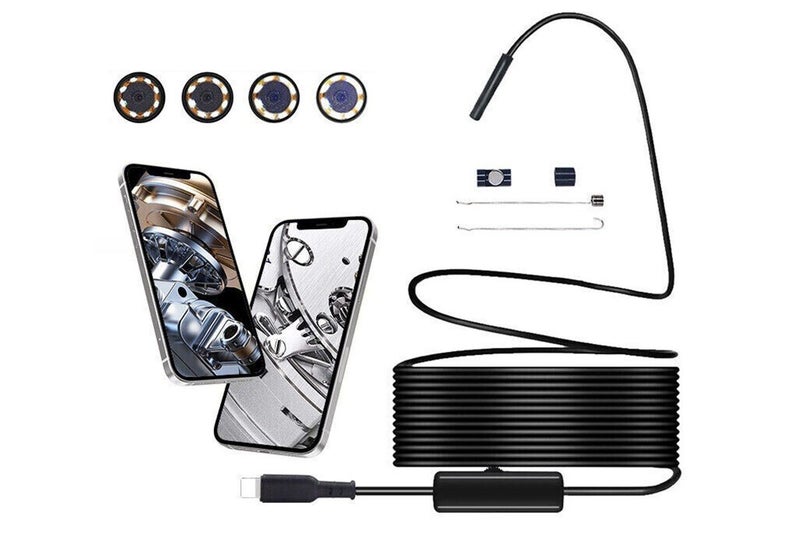 Direct Plug To iPhone iOS Borescope Endoscope Inspection Camera Water-Resistant Carousel 2