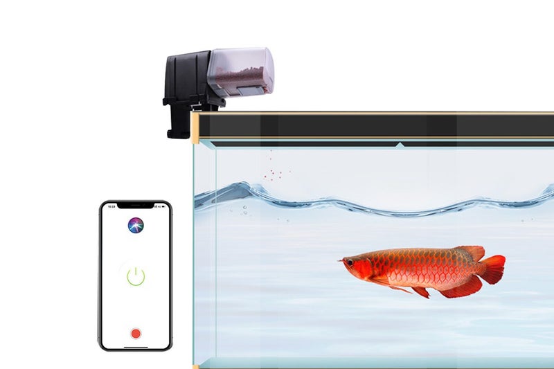2pcs Automatic Fish Food Feeder Adjustable Fish Food Dispenser Vacation Timer Fe Carousel 10