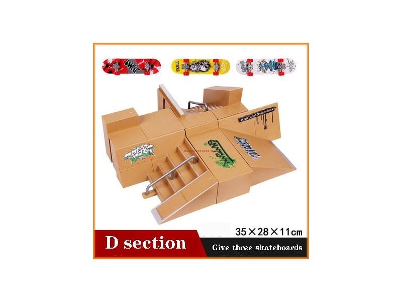 Finger Skateboards Skate Park Ramp Parts For Tech Practice Deck Children Gift Carousel 1
