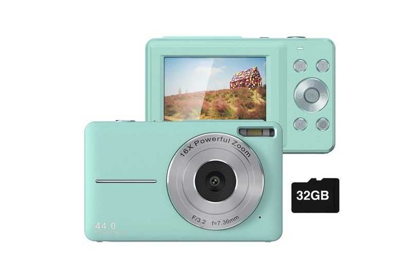 44MP 1080P Full HD Kids Camera 16X Zoom Compact Small Vintage Camera Gifts for T Carousel 2