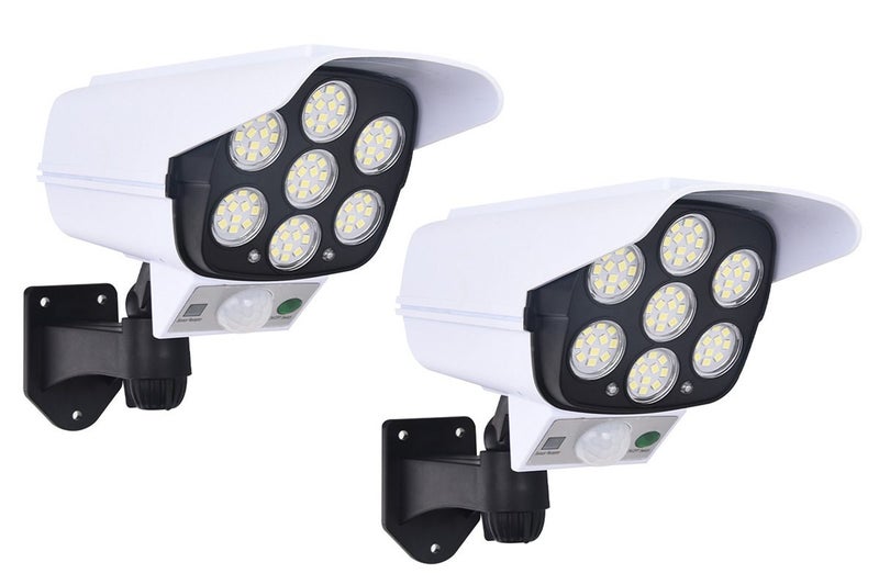 2pcs 77 LED Solar Motion Sensor Lights Waterproof Outdoor Security Lighting for Carousel 1