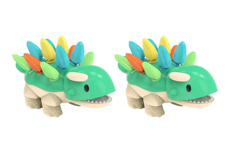 2pcs Kid Sensory Montessori Dinosaur Fine Motor Skills Sorting Toys Montessori D Carousel 1