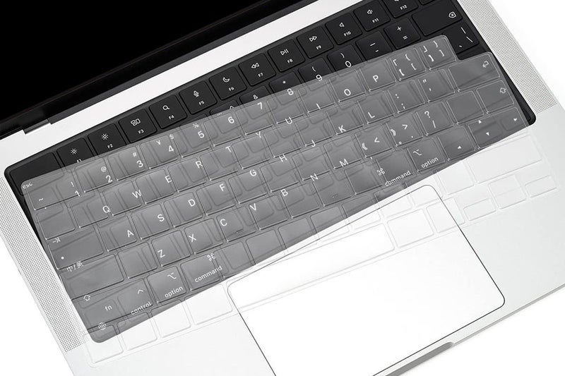 Silicone Clear Keyboard Cover Skin Protector for Apple Macbook Pro 14 Carousel 8