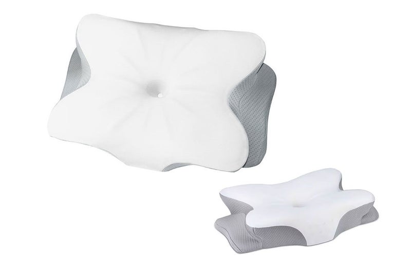 Memory Foam Cervical Pillow For Neck Shoulder Orthopedic Contour Neck Pillow-Gra Carousel 1