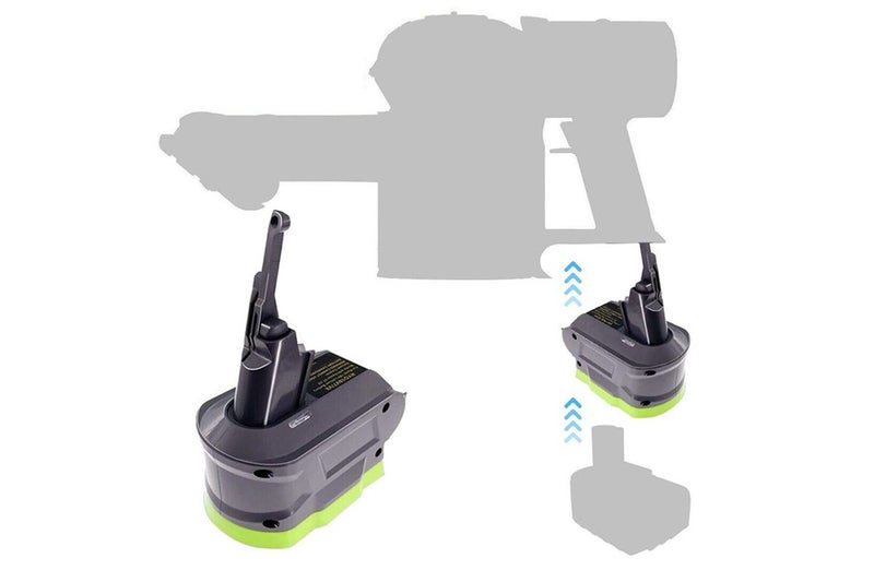 Battery Adapter Converter for Ryobi 18V Lithium Battery to Replace for Dyson Vac Carousel 2
