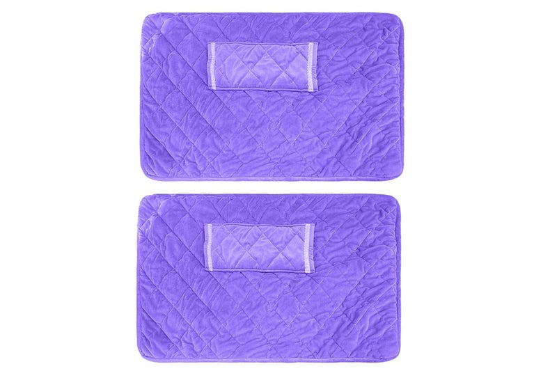 2Pcs USB Heating Pad Portable 5V Heated Travel Blanket Pads For Car Airplane-Pur Carousel 1