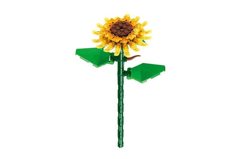 1Pc Flower Building Block Kit Artificial Flowers Building Sets-Sunflower Carousel 2