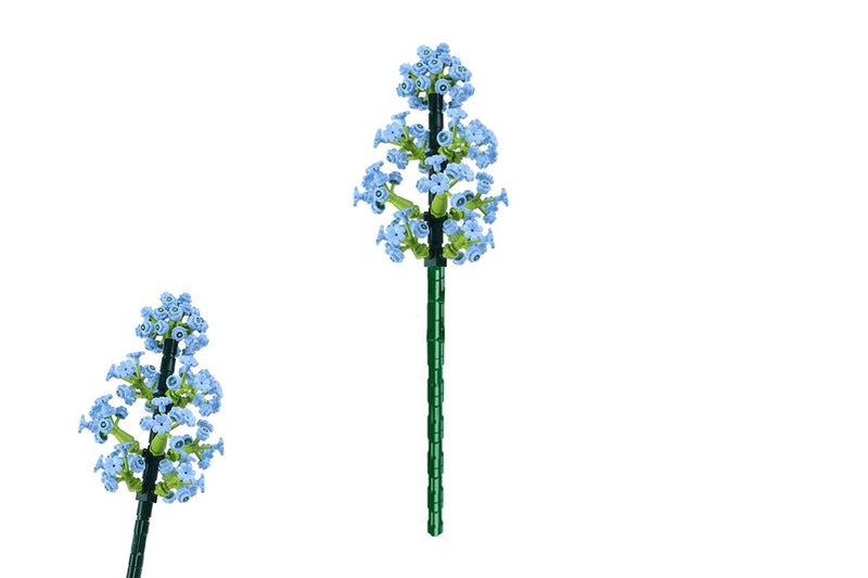 1Pc Flower Building Block Kit Artificial Flowers Building Sets-Babysbreath Carousel 1