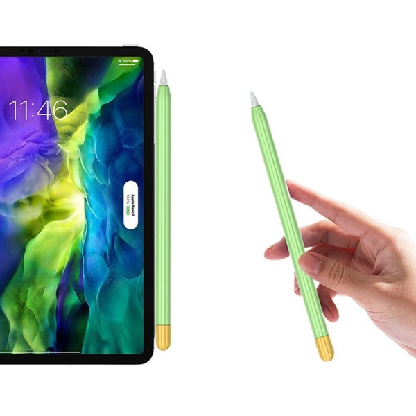 2pcs Case for Apple Pencil Grip Silicone Soft Sleeve Holder Compatible with Appl Carousel 2