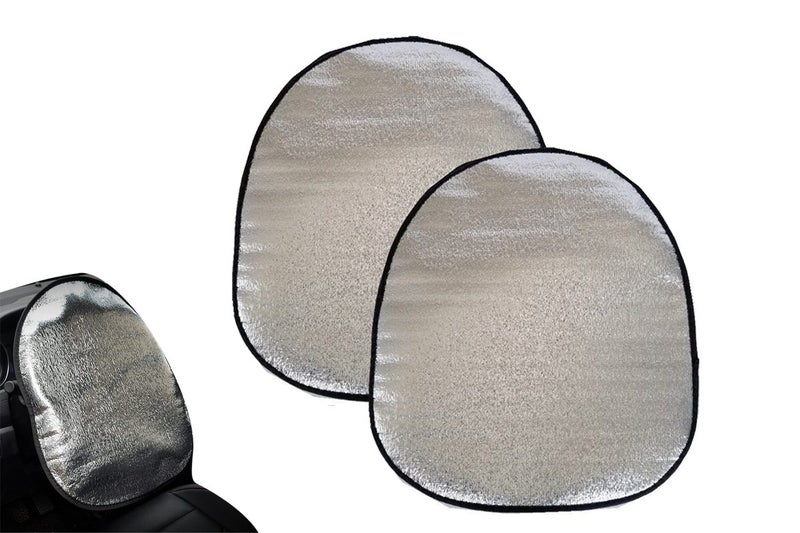 2Pcs Car Sun Shade Covers Cooling Wheel Sun Cover for Heat Protection Carousel 2