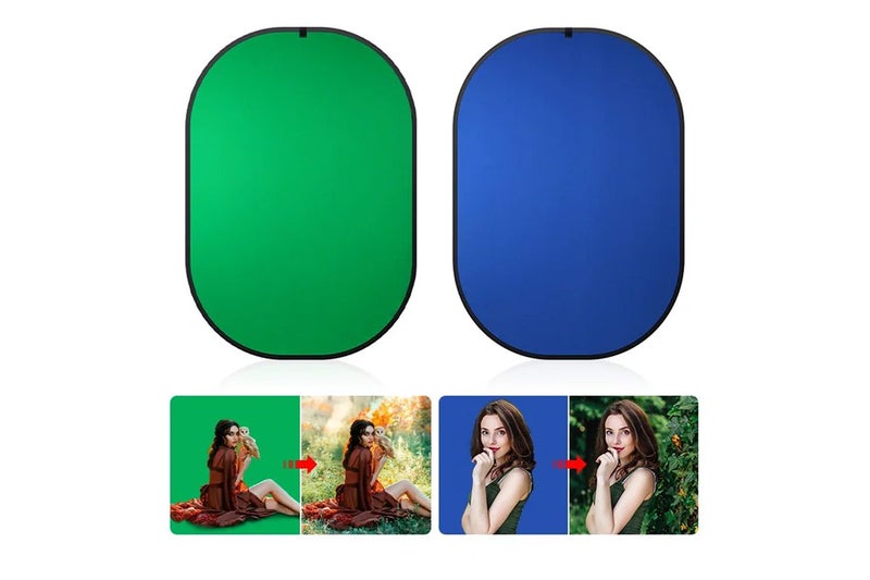 Pop-Up Background Board Collapsible Chroma Key for Streaming Webcam Carousel 2