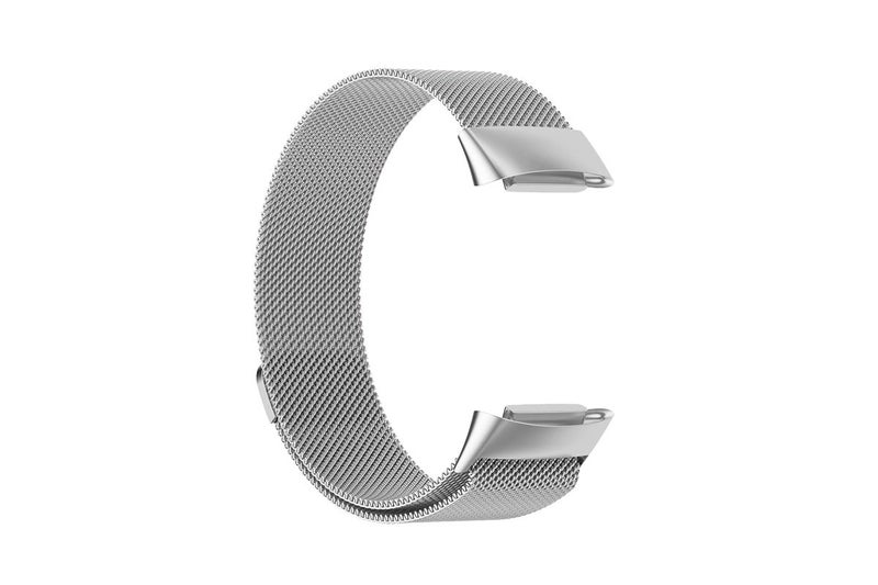Stainless Steel Metal Band Compatible with Fitbit Charge 5 Magnetic Adjustable B Carousel 5