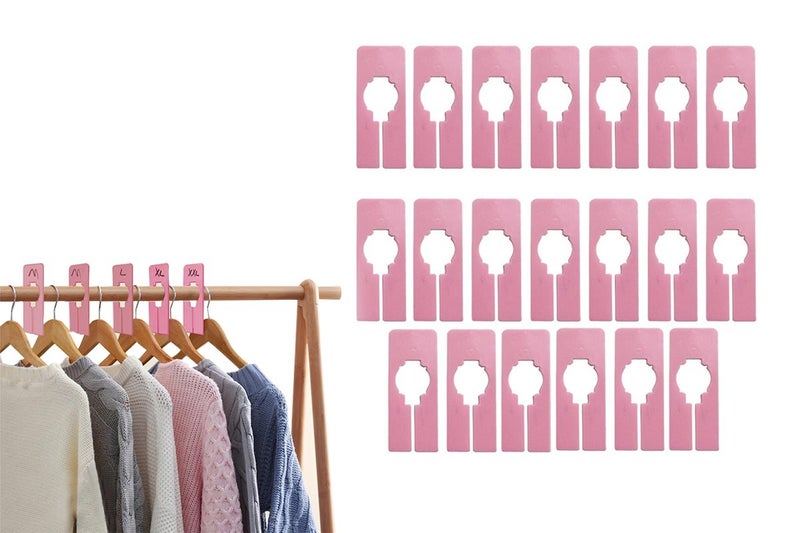 20Pcs Clothing Hanger Separators Reusable Closet Rack Dividers for Sorting Cloth Carousel 1