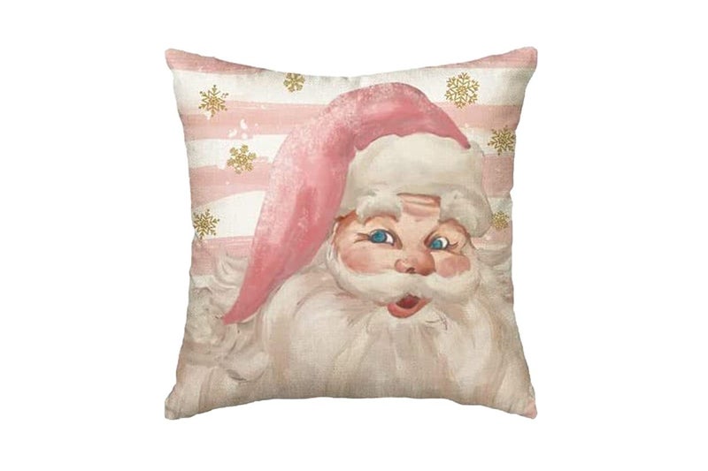 Christmas Pillowcase for Living Room Sofa Home Bedroom Decoration-Santa Claus Carousel 2