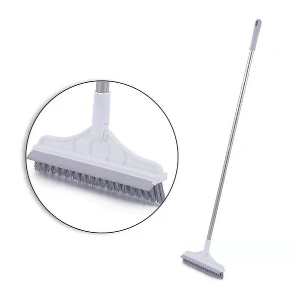 Floor Scrub Brush 2 in 1 Cleaning Brush for Cleaning Patio Bathroom Kitchen-Whit Carousel 2
