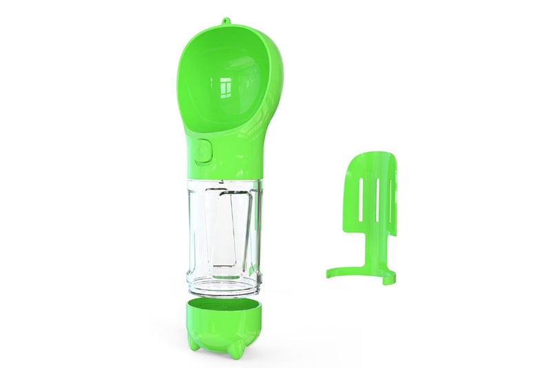 2Pcs 4 in1 Pet Feeder 300ml Dog Cat Water Bottle Travel Pooper Scooper For Outdo Carousel 6