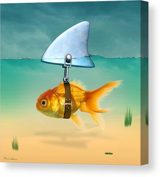 Framed $1 RESERVE 1 Panel Canvas Art Print - Mindset Carousel 2