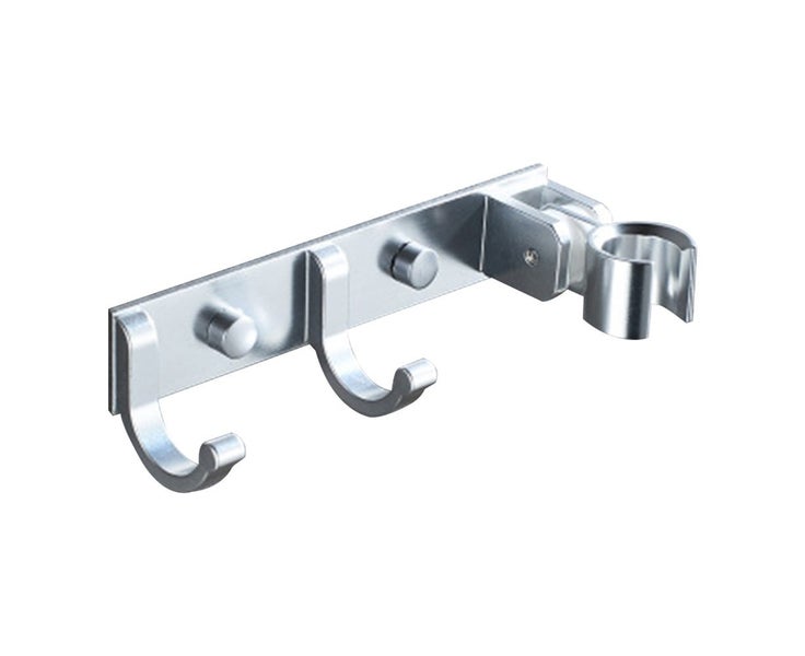 Shower Head Holder Wall Mount Bracket with 2 Hanger Hooks Handheld-MatteStyle 1 Carousel 1