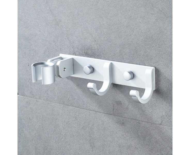 Shower Head Holder Wall Mount Bracket with 2 Hanger Hooks Handheld-MatteStyle 1 Carousel 2