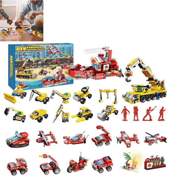 Christmas Advent Calendar with Animal Insect Building Blocks Toy Countdown Calen Carousel 1