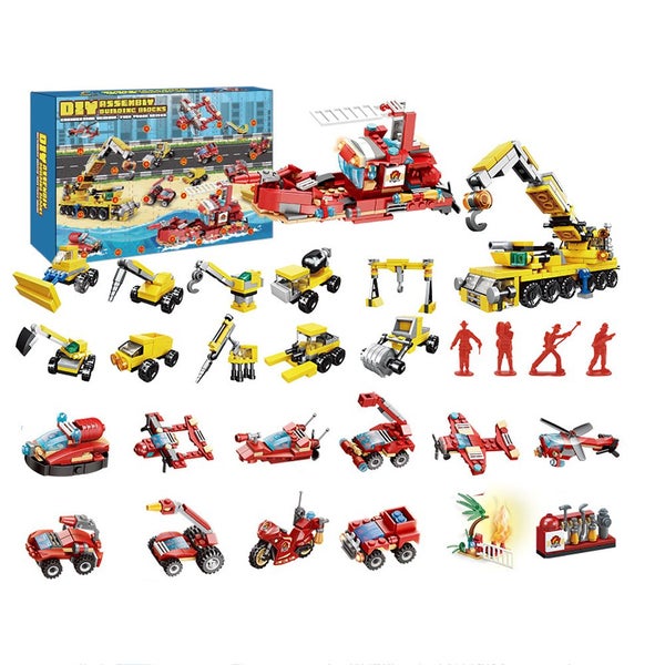 Christmas Advent Calendar with Animal Insect Building Blocks Toy Countdown Calen Carousel 2