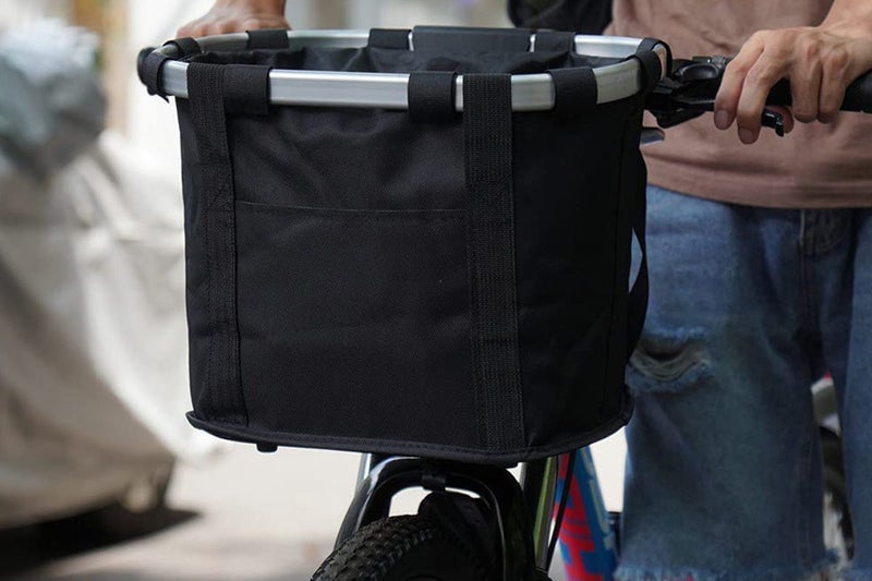 Portable Foldable Breathable Dog Bike Basket Puppy Bike Seat Suitable For Campin Carousel 2