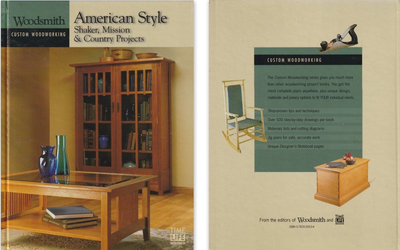 American Style Shaker, Mission & Country Projects From The Time-Life Woodsmith Carousel 1