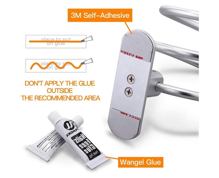 PYCFDC1 Bathroom Hair Dryer Holder with Water-Resistant Adhesive, Hair Care T Carousel 5