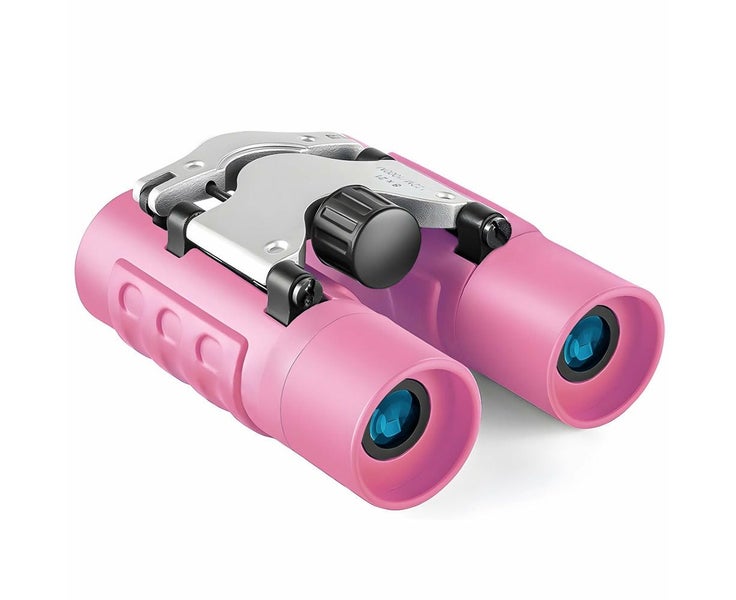 8x21 High Resolution Children's Mini Optical Binoculars - Pink Carousel 1