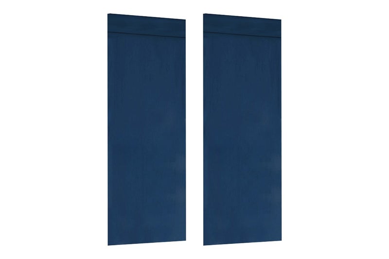 4Pcs French Curtains Privacy Thermal Insulated Bedroom Blackout Door Curtains Wi Carousel 2