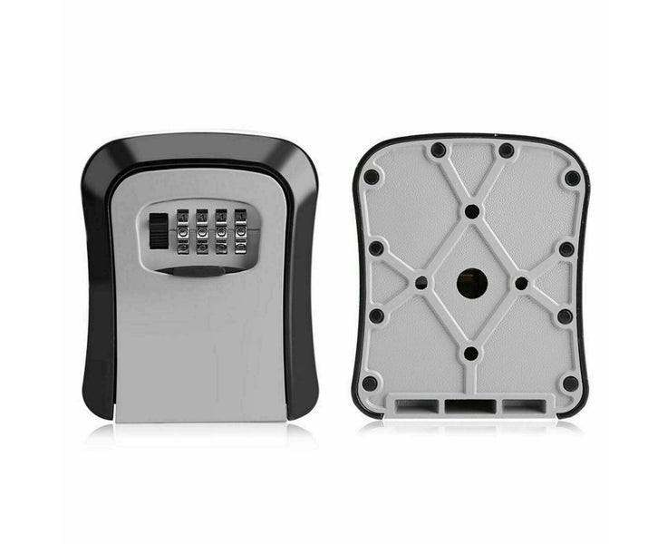 4 Digit Key Safe Box Wall Mounted Outdoor High Security Code Lock-Storage Home Carousel 1
