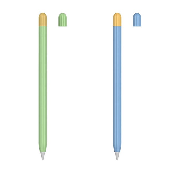 2pcs Case for Apple Pencil Grip Silicone Soft Sleeve Holder Compatible with Appl Carousel 1
