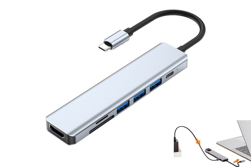 Data Charging Cable Adapter 6/7/8/11-in-1 Multi-Interface Docking Station for La Carousel 1