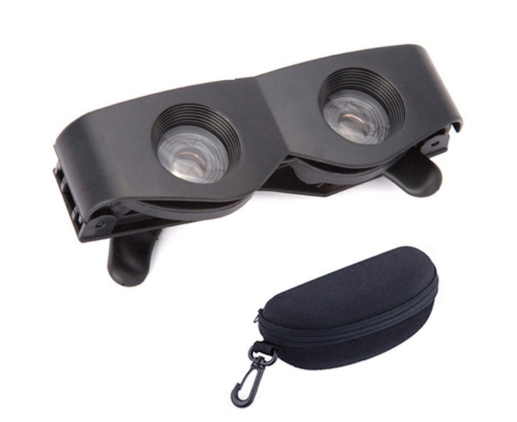 Fishing Binoculars Glasses Magnifying Telescope with Glasses Case Carousel 2