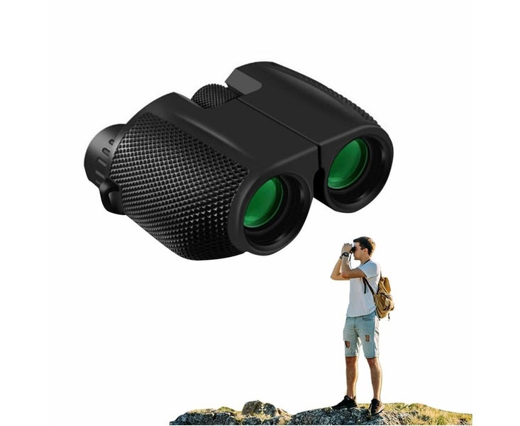 10x25 Binoculars Folding Compact Binoculars with Night Vision Carousel 1
