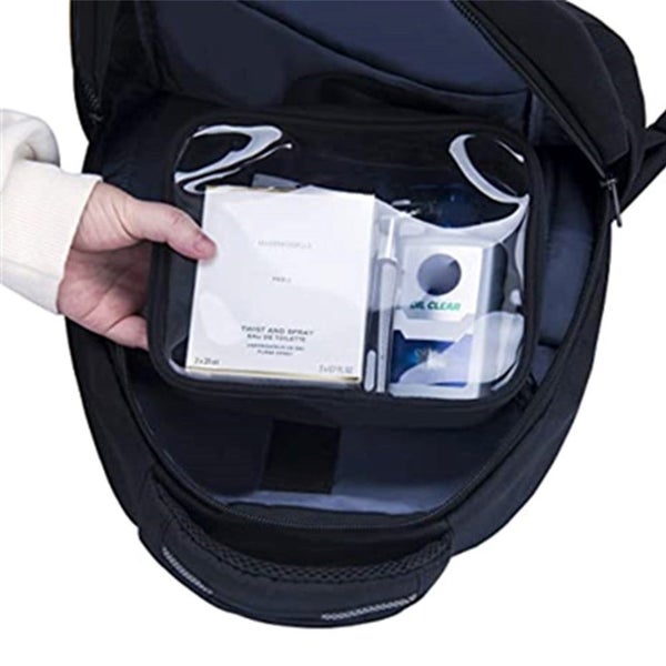 Travel Transparent Toiletry Bag with Handle Strap for Women and Men Carousel 3