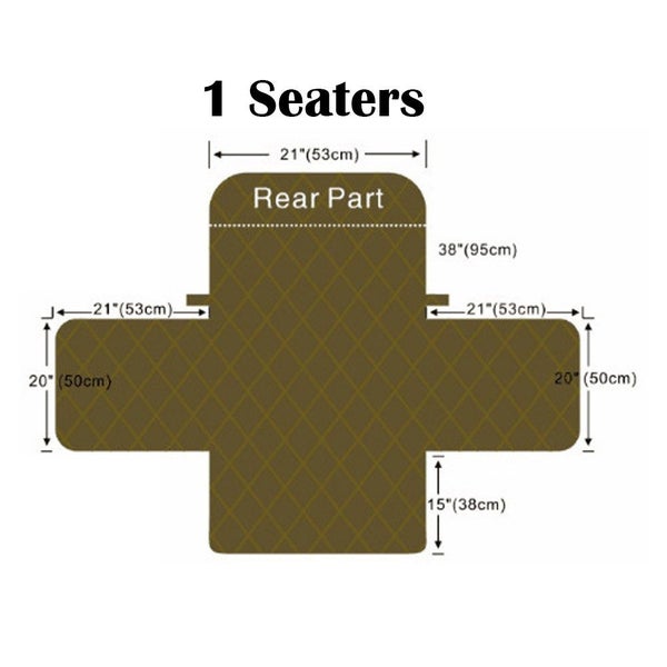 Sofa Couch Protective Cover Removable Waterproof Pet Dog Seat Cover with Anti Sl Carousel 2