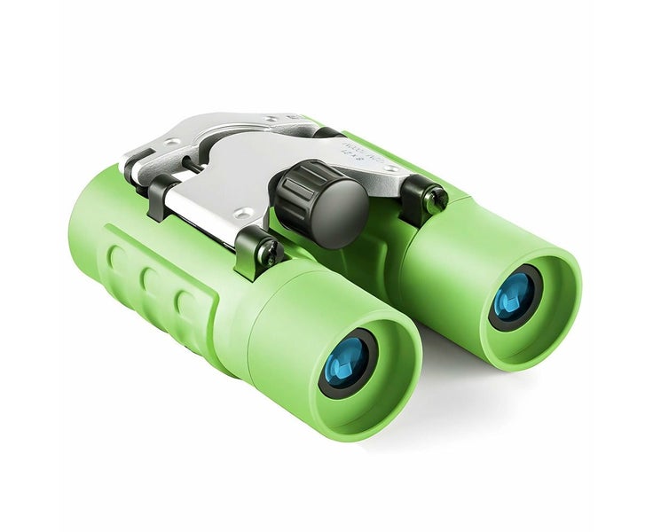 8 x 21 High Resolution Children's Mini Optical Binoculars - Green Carousel 1