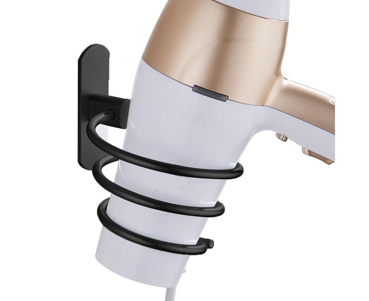 Hair Dryer Holder, Space Aluminum Hair Dryer Rack Bathroom Rack Wall Hangin Carousel 1