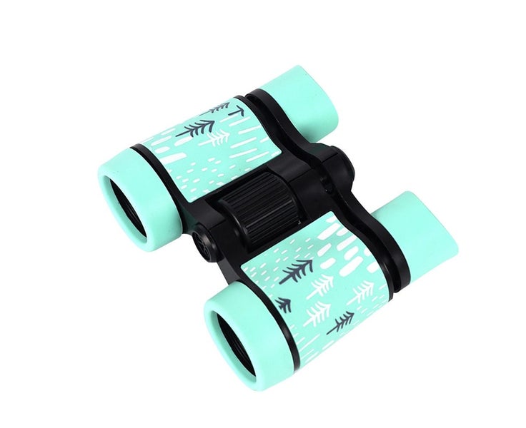 Kids Binoculars 4x30 High-Resolution Optics Binoculars Kids Toy - Light Blue Carousel 1