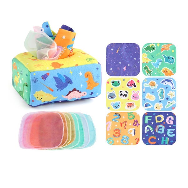 Toy Tissue Box Baby Sensory Toy Baby Educational Toy Learning Toys for Toddlers Carousel 1