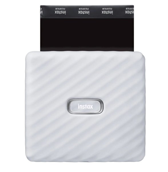 Instax Link WIDE 86mm x 108mm Photo Printer - Ash White Carousel 1