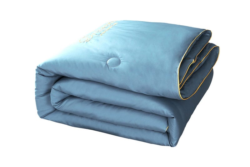 Air Conditioning Cool Feeling Quilt Lightweight Blanket for Summer Hot Sleeper-B Carousel 2